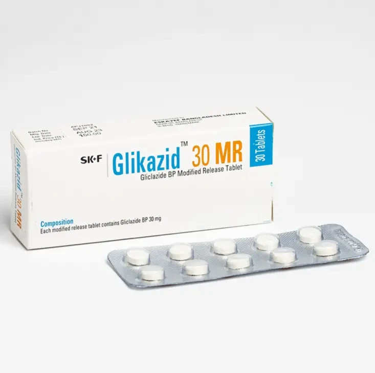 Pack Image: Glikazid MR 30 mg Tablet (3 x 10)