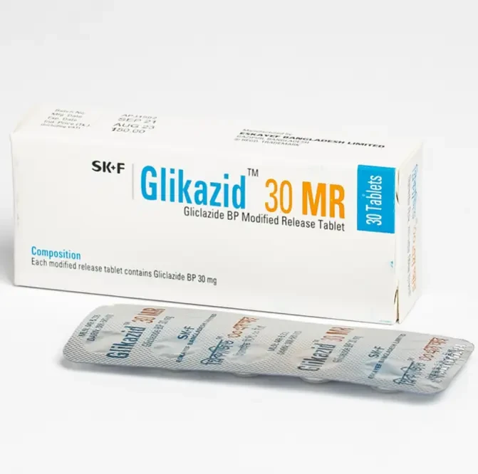 Pack Image: Glikazid MR 30 mg Tablet (3 x 10)