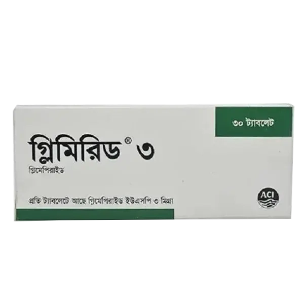 Pack Image: Glimirid 3 mg Tablet (3 x 10)