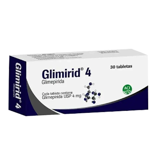 Pack Image: Glimirid 4 mg Tablet (3 x 10)