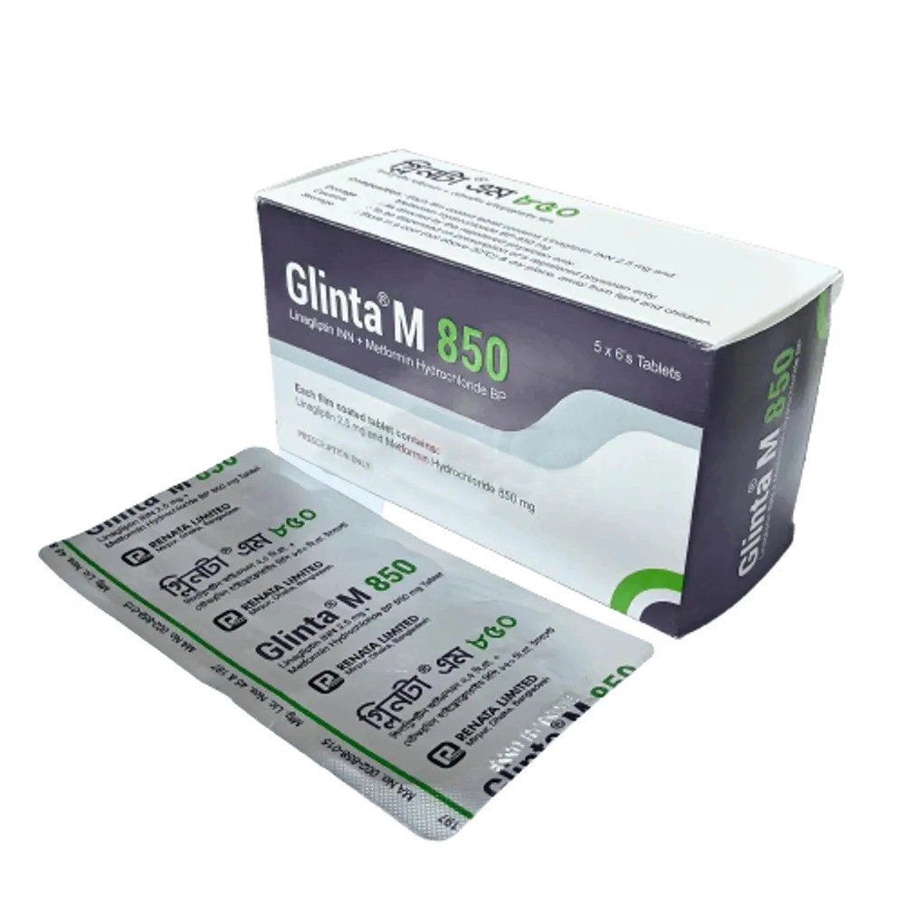 Pack Image: Glinta-M 2.5 mg Tablet (5 x 6)