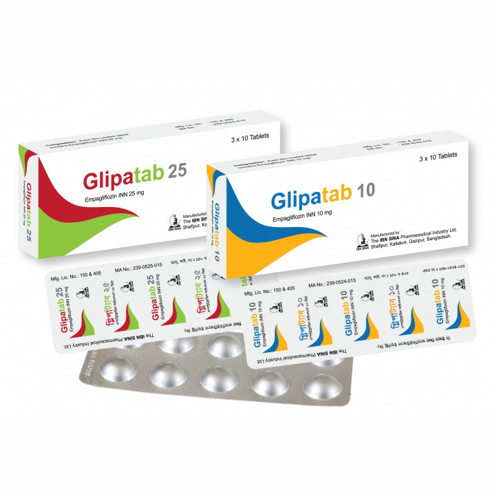 Pack Image: Glipatab 10 mg Tablet (3 x 10)