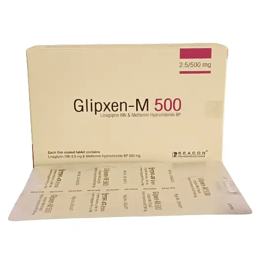 Pack Image: Glipxen-M 2.5 mg Tablet (4 x 7)