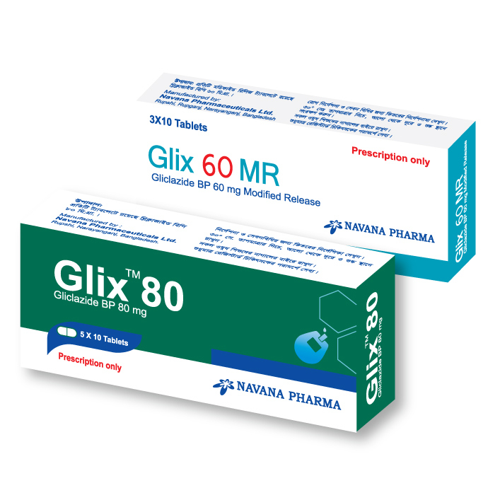 Pack Image: Glix 80 mg Tablet (5 x 10)