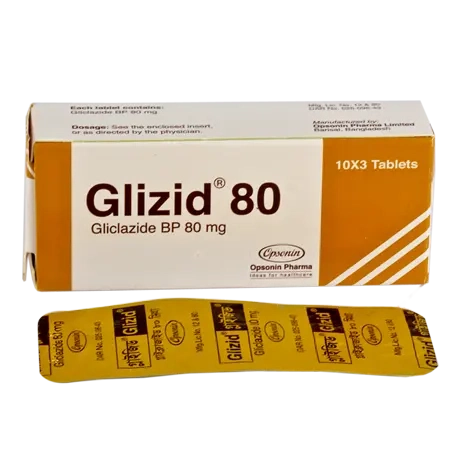 Pack Image: Glizid 80 mg Tablet (5 x 10)