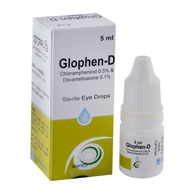 Pack Image: Glophen D 0.1% 0.5% Eye Drop (5 ml drop)