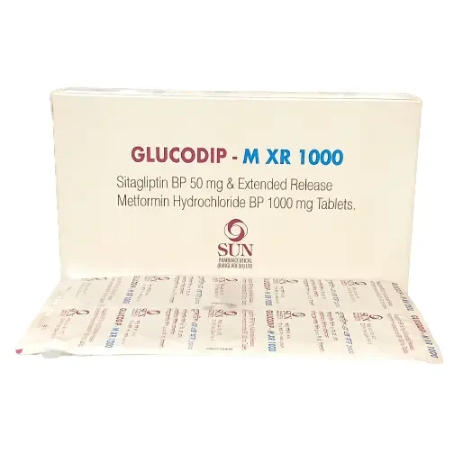 Pack Image: Glucodip-M XR 50 mg Tablet (3 x 10)