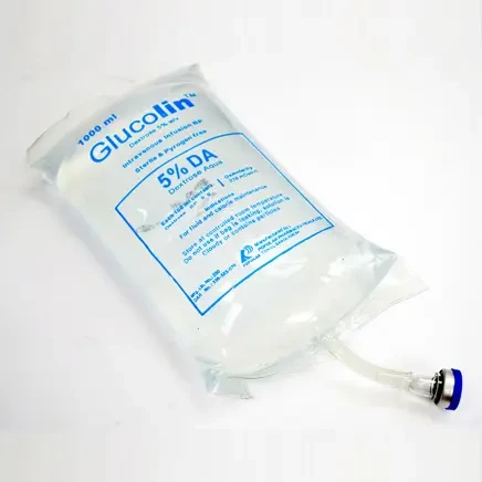 Pack Image: Glucolin 5% Injection (500 ml bag)