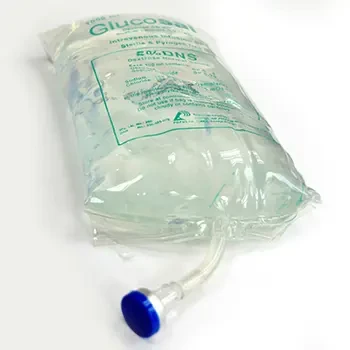 Pack Image: Glucosal 0.9% 5% Injection (500 ml bag)