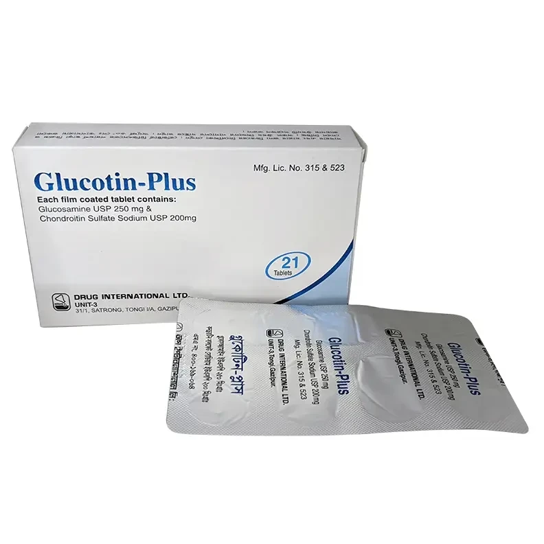 Pack Image: Glucotin Plus 250 mg Tablet (3 x 7)
