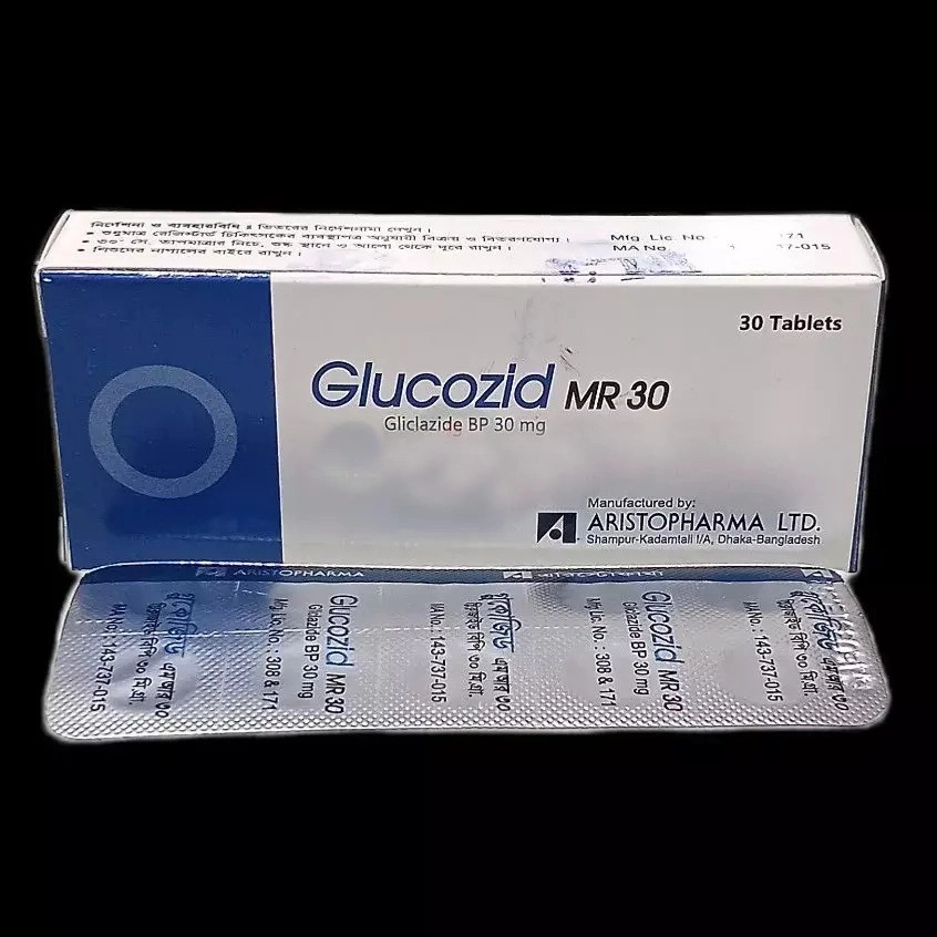 Pack Image: Glucozid MR 30 mg Tablet (3 x 10)