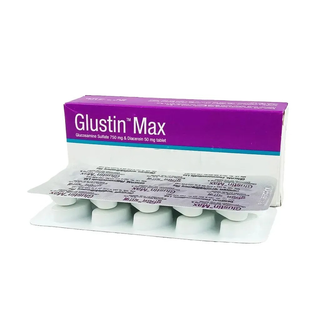 Pack Image: Glustin Max 750 mg Tablet (3 x 10)