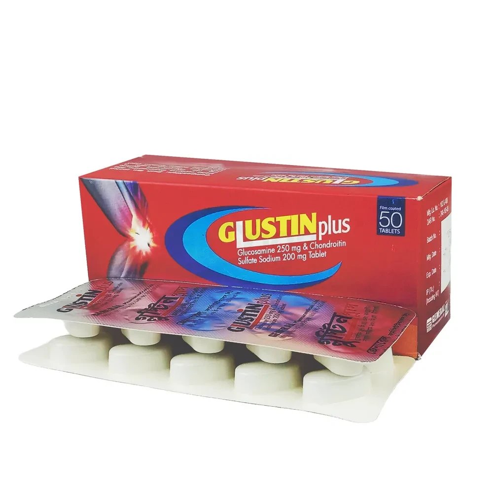 Pack Image: Glustin Plus 250 mg Tablet (5 x 10)