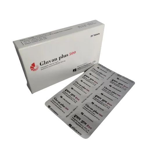 Pack Image: Gluvan Plus 50 mg Tablet (3 x 10)