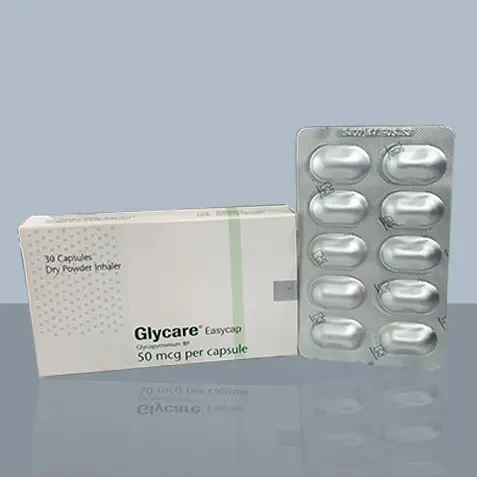 Pack Image: Glycare 50 mcg Inhalation Capsule (3 x 10)