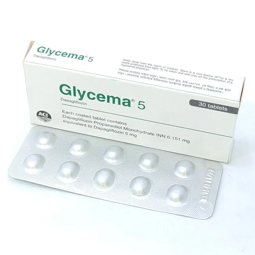 Pack Image: Glycema 5 mg Tablet (3 x 10)