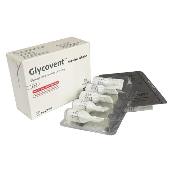 Pack Image: Glycovent 25 mcg Respirator Solution (1 ml ampoule)