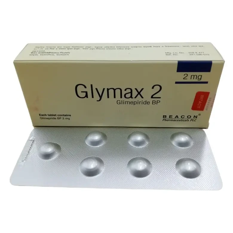Pack Image: Glymax 2 mg Tablet (4 x 7)