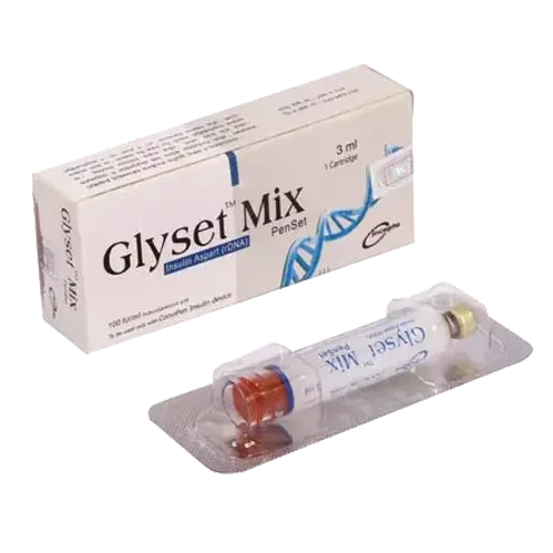 Pack Image: Glyset Mix 100 IU Injection (3 ml PenSet)