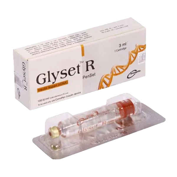 Pack Image: Glyset R 100 IU Injection (3 ml cartridge)