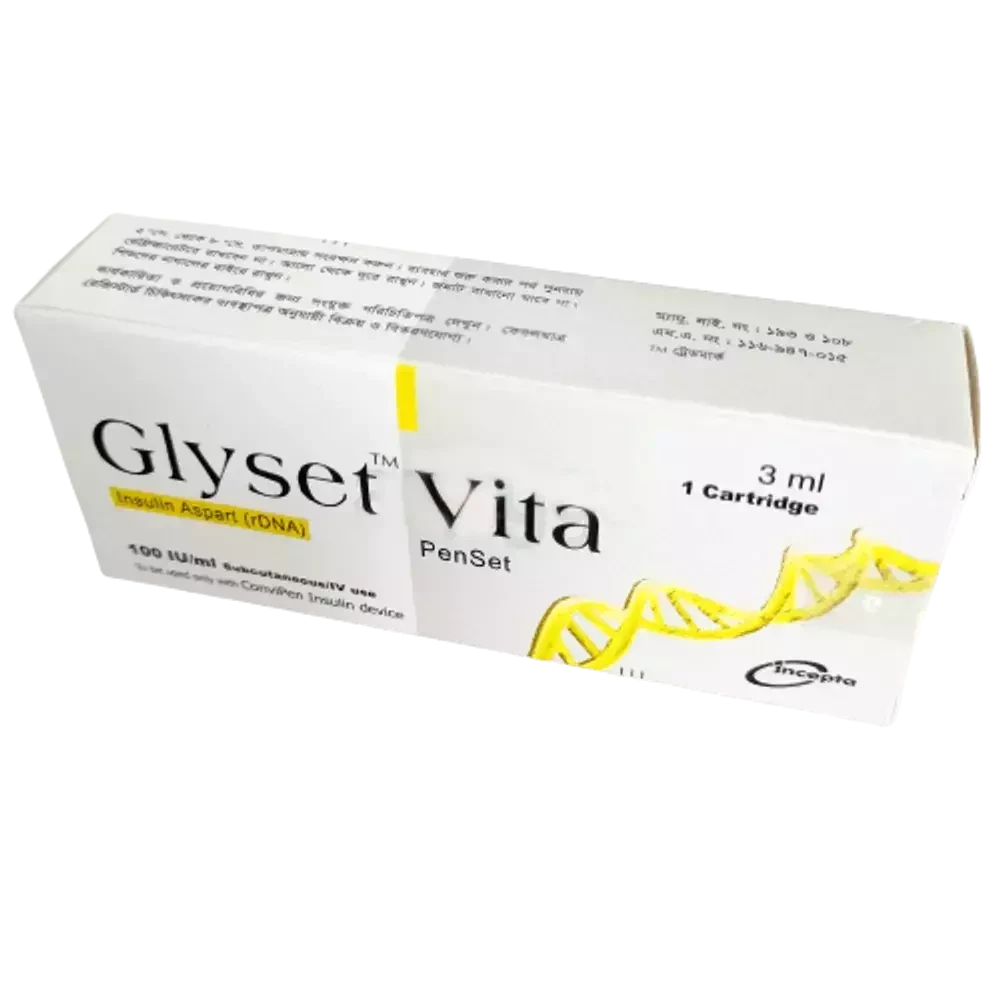 Pack Image: Glyset Vita 100 IU Injection (3 ml PenSet)