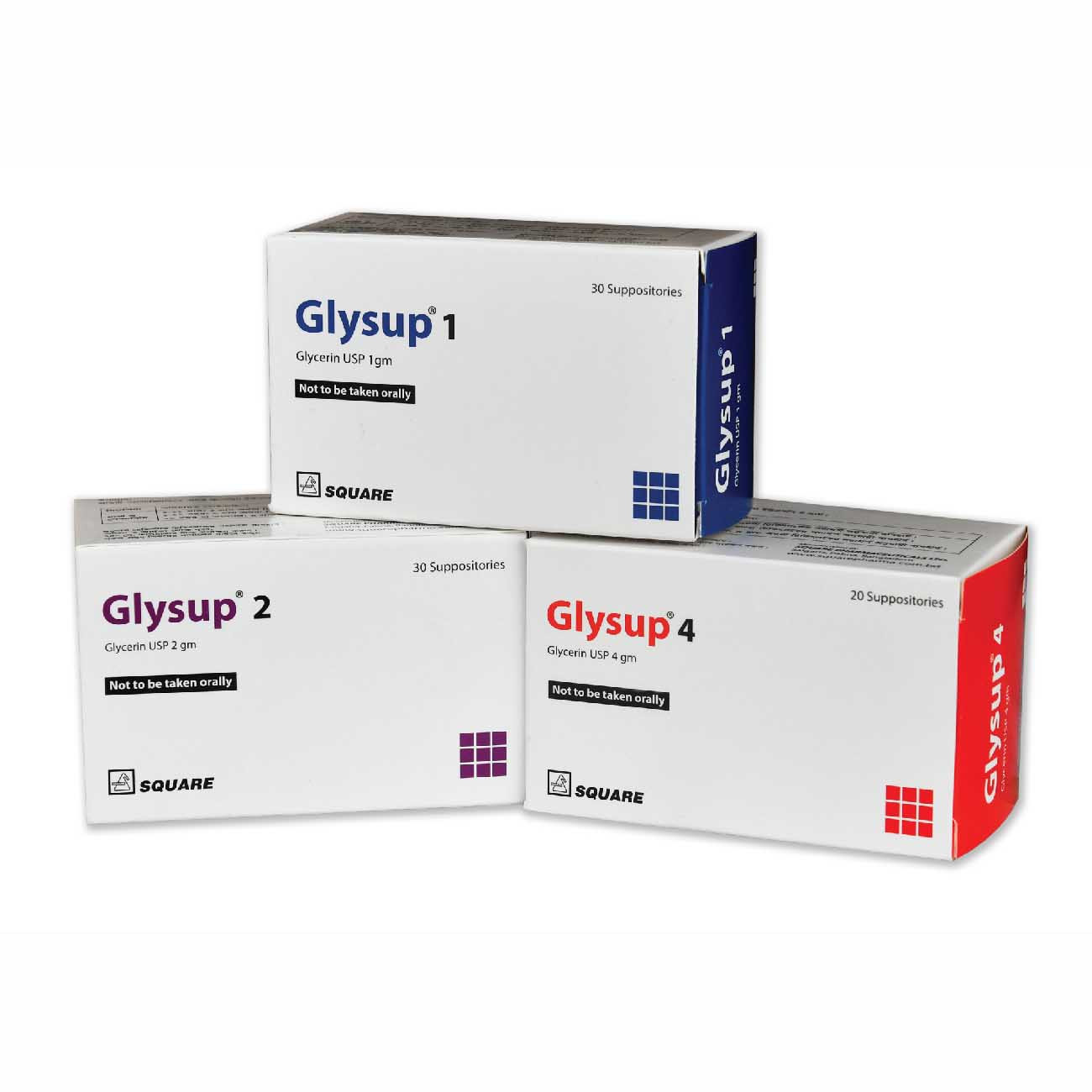 Pack Image: Glysup 1 mg Suppository (6 x 5)