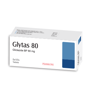 Pack Image: Glytas 80 mg Tablet (5 x 10)