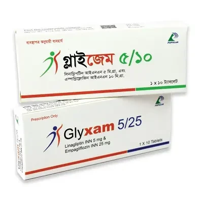 Pack Image: Glyxam 10 mg Tablet (2 x 10)