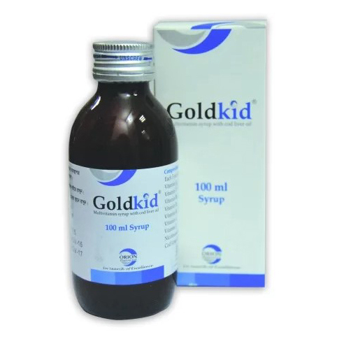 Pack Image: Gold Kid Syrup (100 ml bottle)
