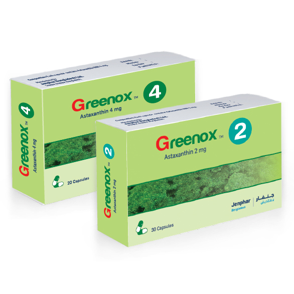 Pack Image: Greenox 2 mg Capsule (3 x 10)