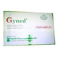 Pack Image: Gyned Vaginal Suppository (2 x 6)