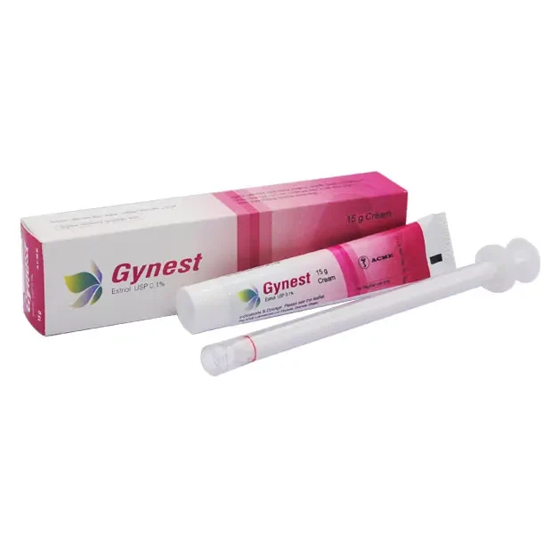 Pack Image: Gynest 0.1% Vaginal Cream (15 gm tube)