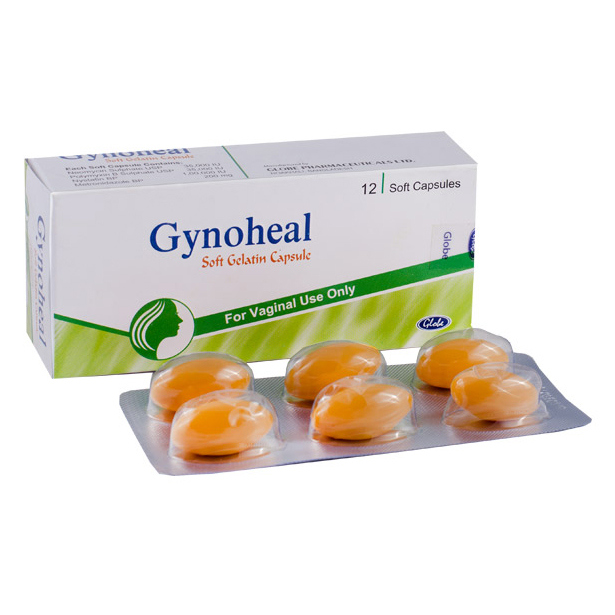 Pack Image: Gynoheal  Vaginal Suppository (2 x 6)