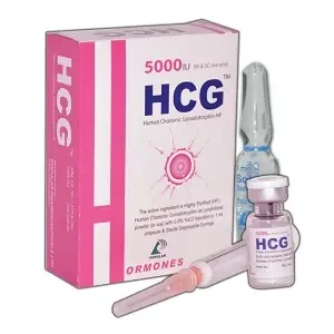 Pack Image: HCG 5000 IU Injection (5000 IU vial)