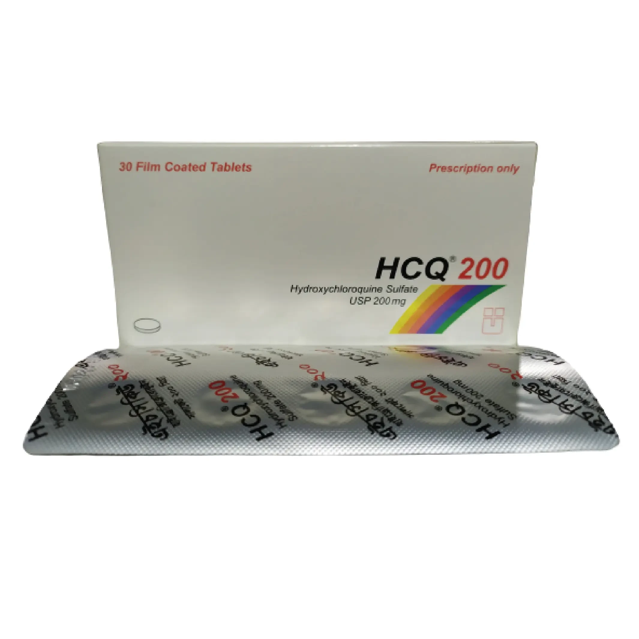 Pack Image: HCQ 200 mg Tablet (3 x 10)