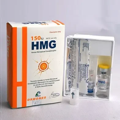Pack Image: HMG 150 IU Injection (150 IU vial)
