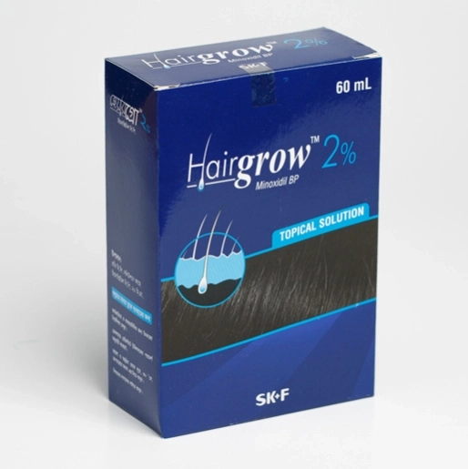 Pack Image: Hairgrow 2% Scalp Solution (60 ml bottle)