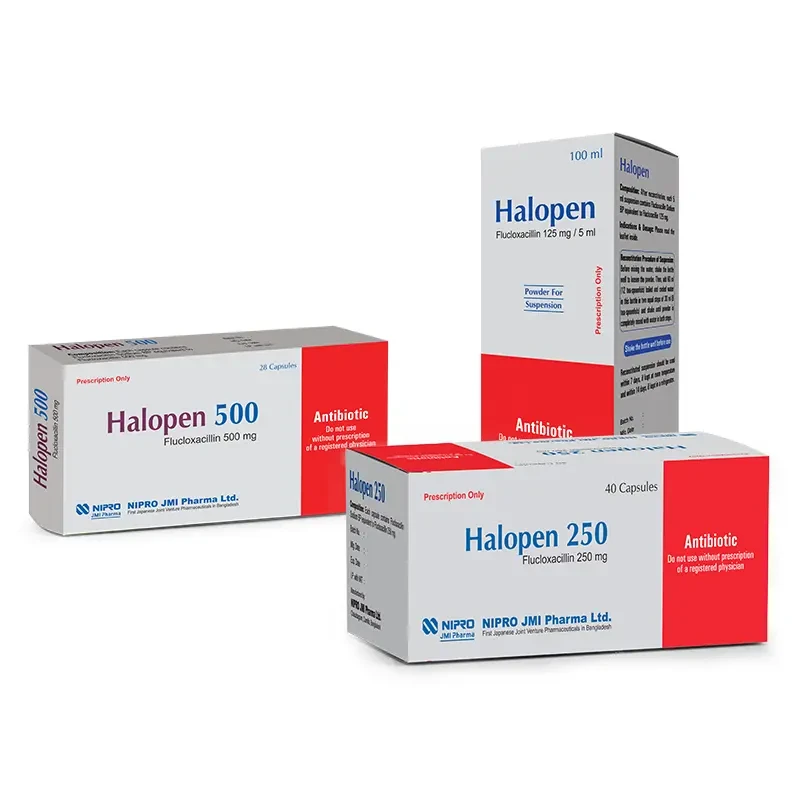 Pack Image: Halopen 500 mg Capsule (4 x 7)