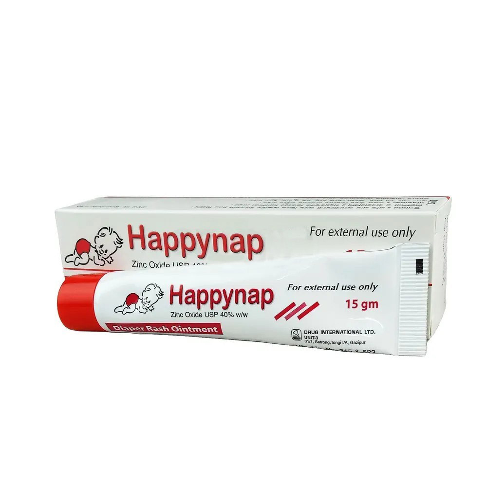 Pack Image: Happynap 40% Ointment (15 gm tube)