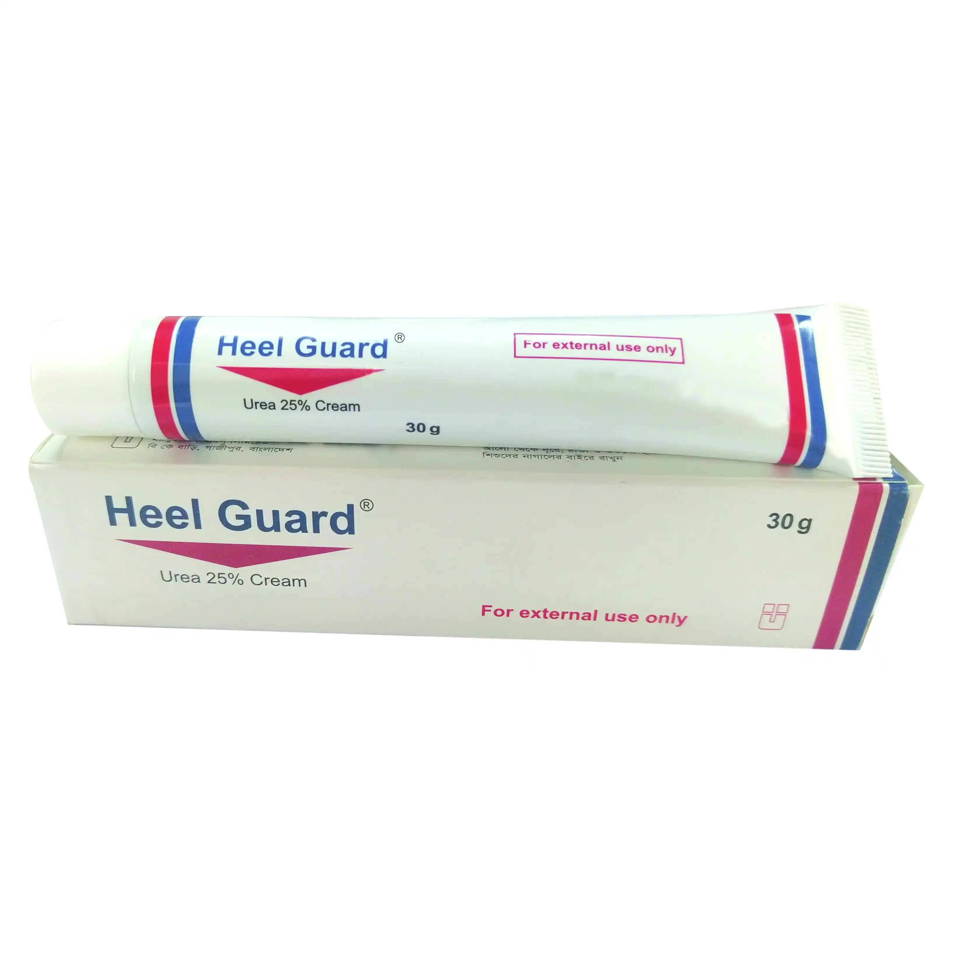 Pack Image: Heel Guard 25% w Cream (30 gm tube)