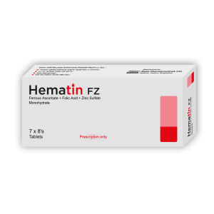 Pack Image: Hematin FZ 48 mg Tablet (7 x 8)