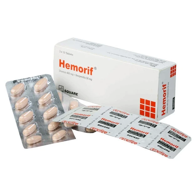 Pack Image: Hemorif 450 mg Tablet (3 x 10)