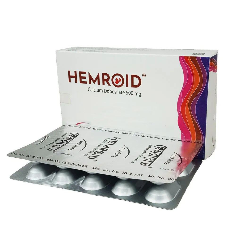 Pack Image: Hemroid 500 mg Capsule (3 x 10)