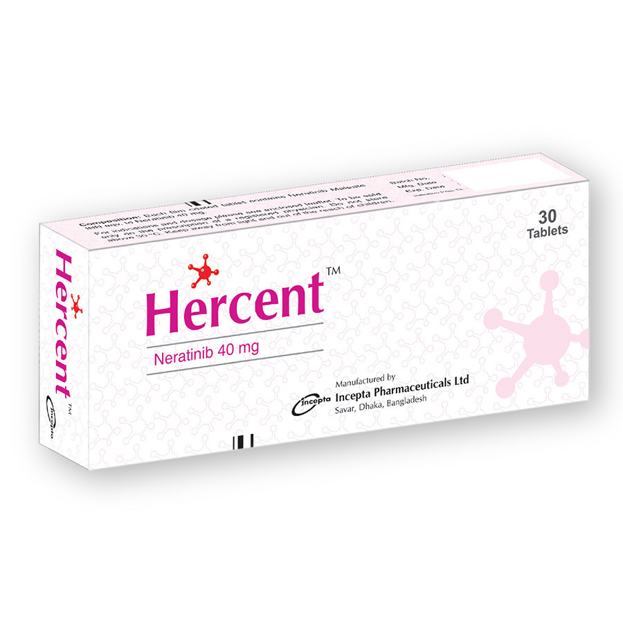 Pack Image: Hercent 40 mg Tablet (3 x 10)