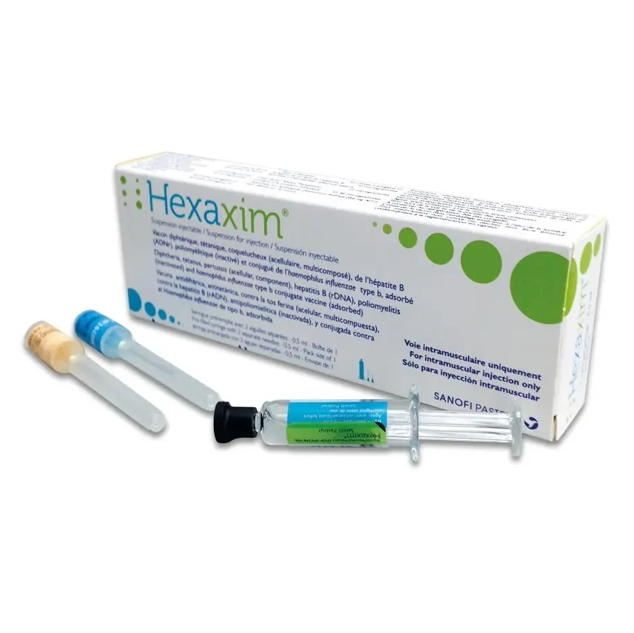 Pack Image: Hexaxim 0.5 ml Injection (0.5 ml prefilled syringe)