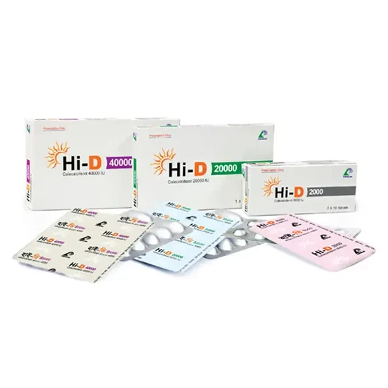 Pack Image: Hi-D 40000 IU Capsule (1 x 10)