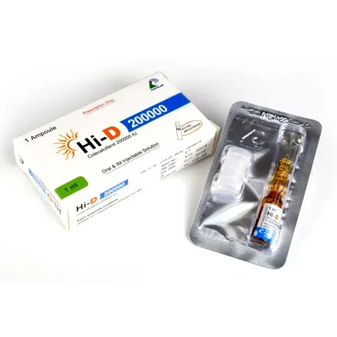 Pack Image: Hi-D 200000 IU Injectable Solution (Oral & IM) (1 ml ampoule)
