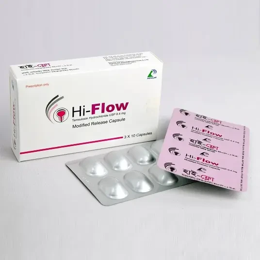 Pack Image: Hi-Flow 0.4 mg Capsule (3 x 10)