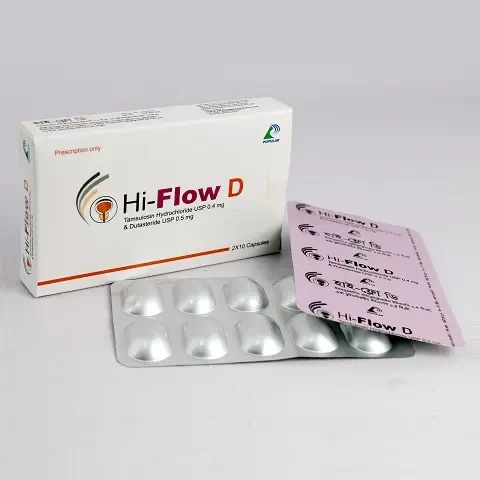 Pack Image: Hi-Flow D 0.4 mg Capsule (2 x 10)