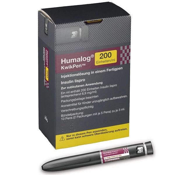 Pack Image: Humalog 200 200 unit Injection (3 ml KwikPen)